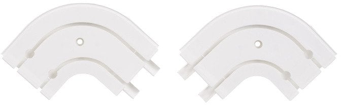 CEILING CURTAIN TRACK CORNER 2 GROOVES E