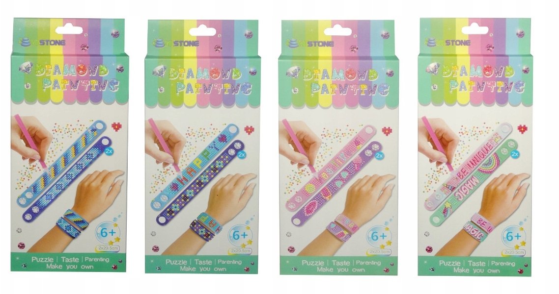 Zestaw kreatywny do tworzenia bransoletek