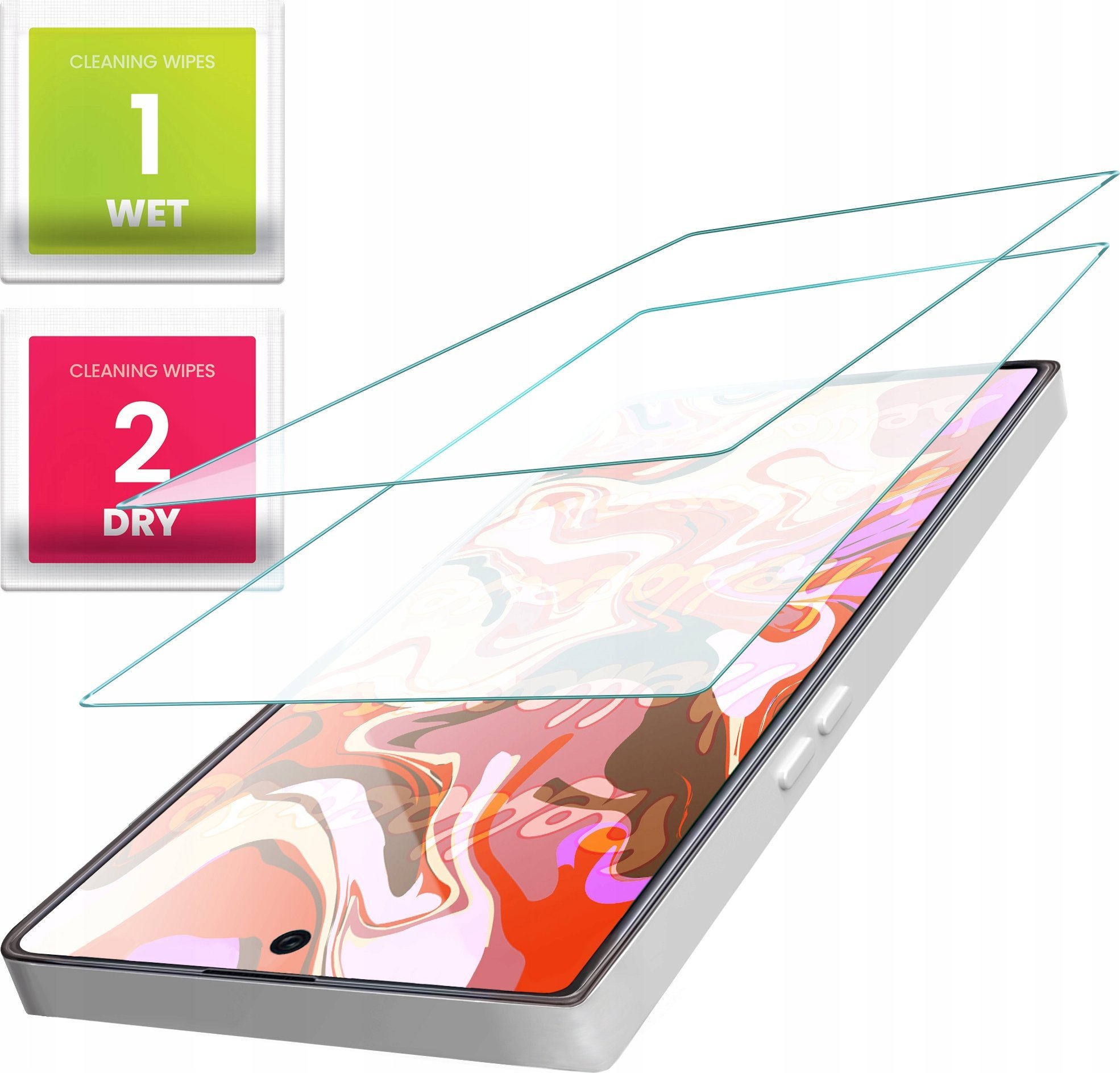 Hello Case 2-PAK Szkło Hartowane do Samsung S22 Ultra (szybka 9H, płaskie)