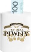 Koszulkowy Osobisty fundusz piwny - skarbonka z nadrukiem
