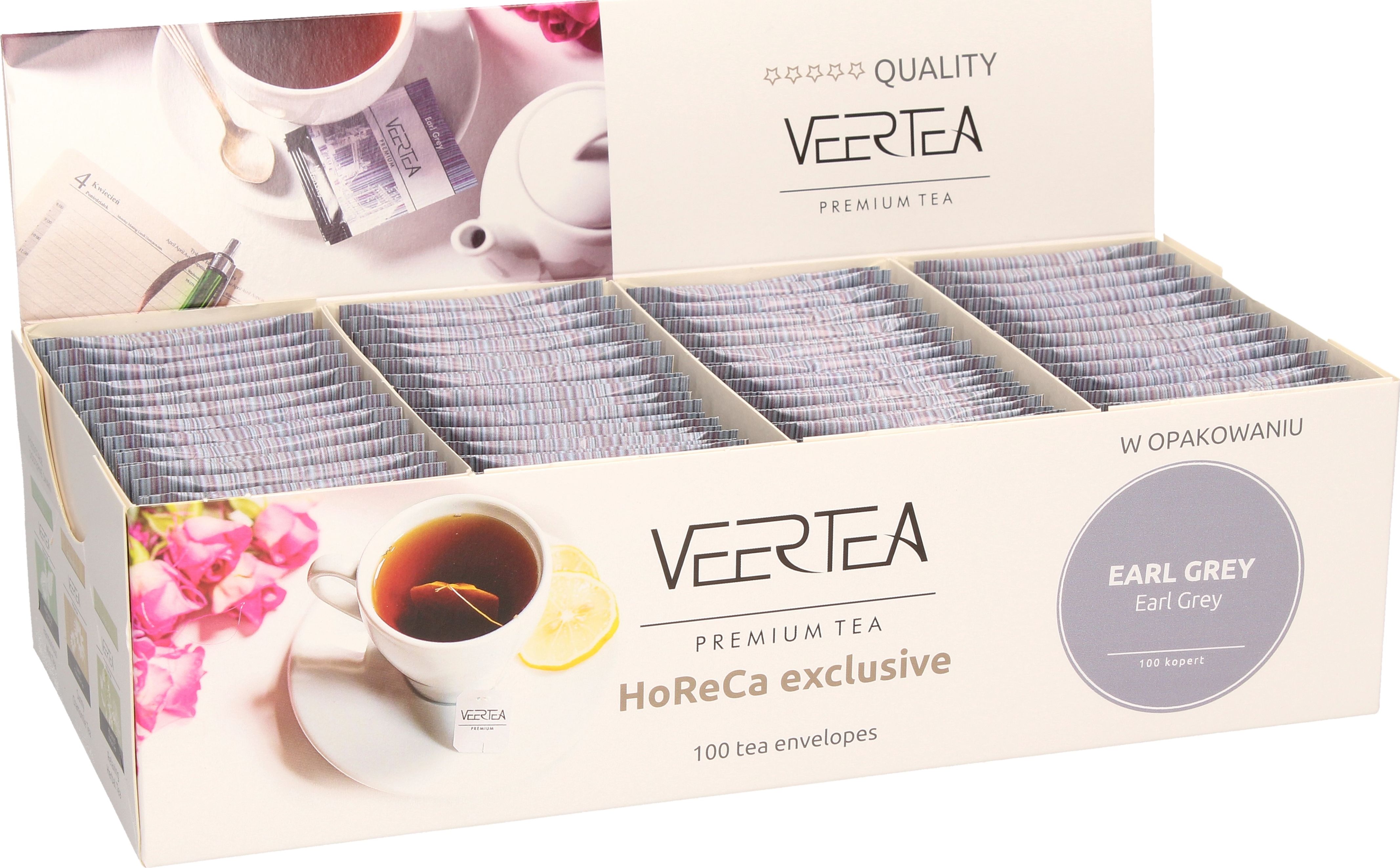 VEERTEA PREMIUM 100 kopert EARL GREY 1,75g