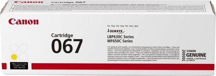 Toner Canon 067Y Yellow Oryginał (5099C002)