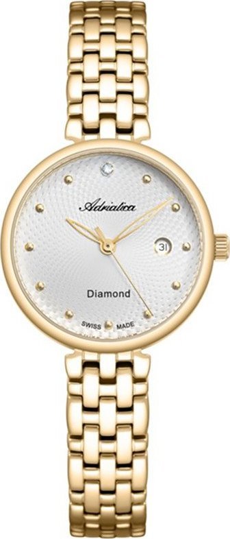 Zegarek Adriatica Zegarek damski Adriatica A3543.1143DQ złoty
