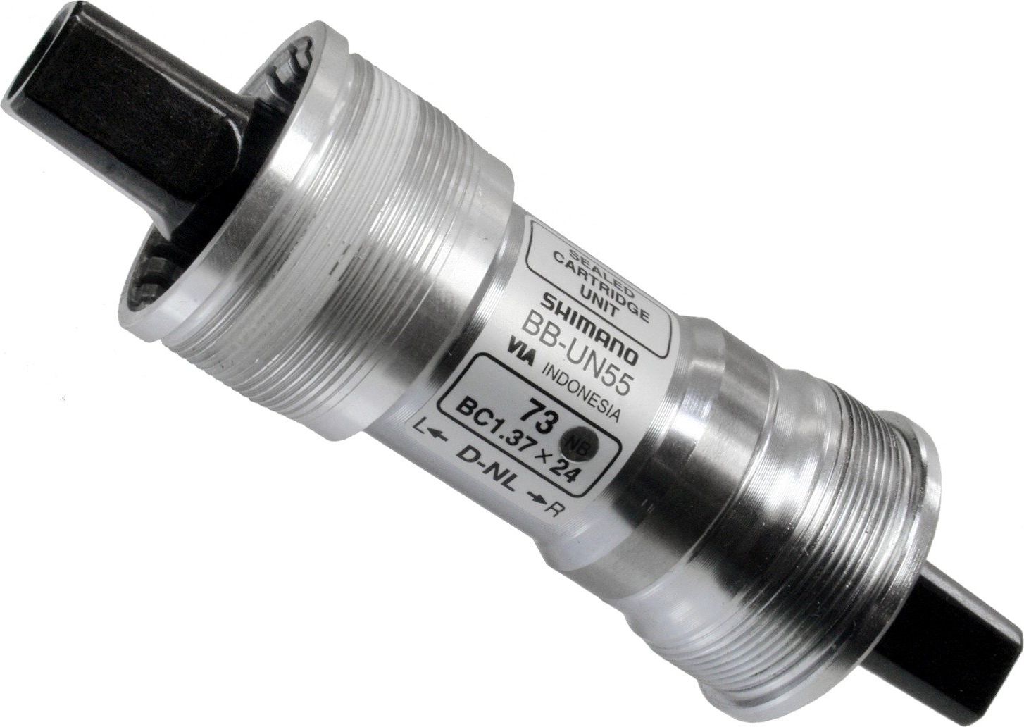 Shimano Oś mechanizm korbowy BBUN-55C18 BSA 73-118 mm Uniwersalny