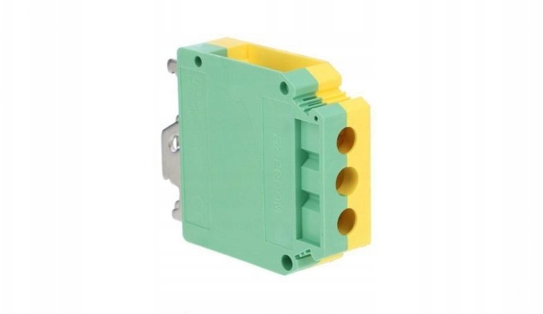 Ergom Złączka szynowa 1-torowa ZJU2-35PE 35mm2 żółto-zielony R34RR-07020000705