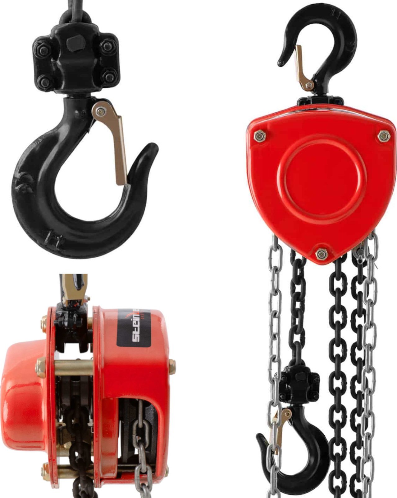 Steinberg Wciągarka wyciągarka łańcuchowa wciągnik łańcuchowy 1000 kg / 6 m Wciągarka wyciągarka łańcuchowa wciągnik łańcuchowy 1000 kg / 6 m