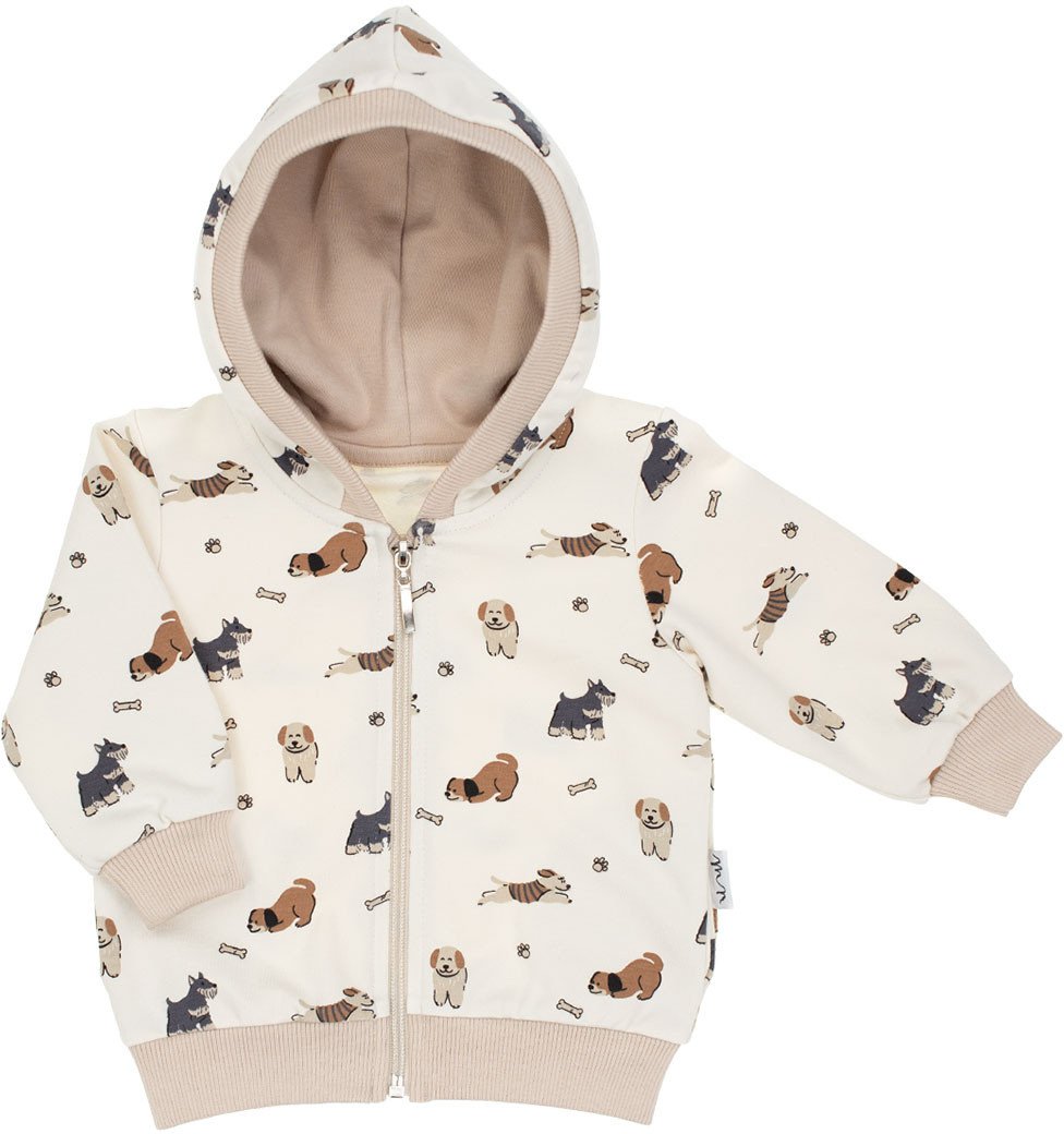 Bluza dresowa rozpinana z kapturem dla chłopca Nicol Eddy 56 (51 - 56 cm)