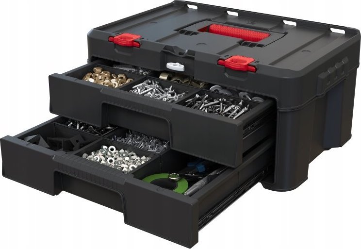 Kadax Keter Skrzynka Narzędziowa Organizer Szuflady 37L