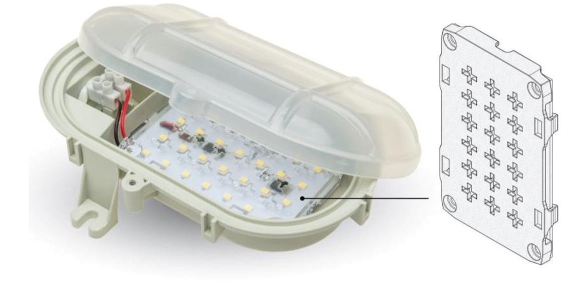 Oprawa kanałowa OWAL LED Slim 5W 4000K 230V IP44 D.3165-BN-5W