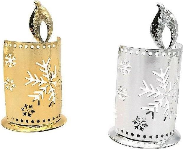 Świecznik metalowy na tealighty MIX