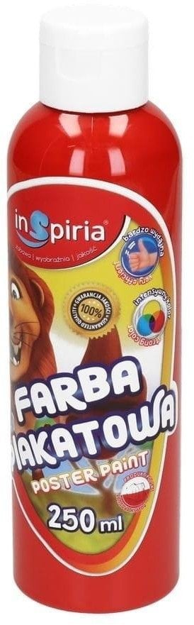 Farba plakatowa czerwona 250ml
