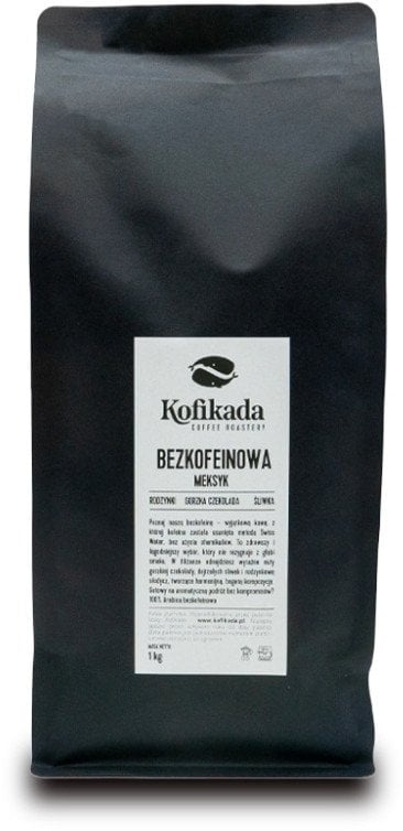 Kawa ziarnista Kofikada Meksyk Decaf Mountain Water Process Espresso 1kg - KAWA BEZKOFEINOWA