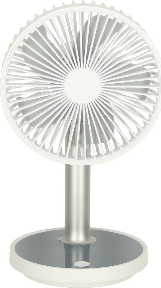 Wentylator wiatrak biurkowy bezprzewodowy 30cm biały