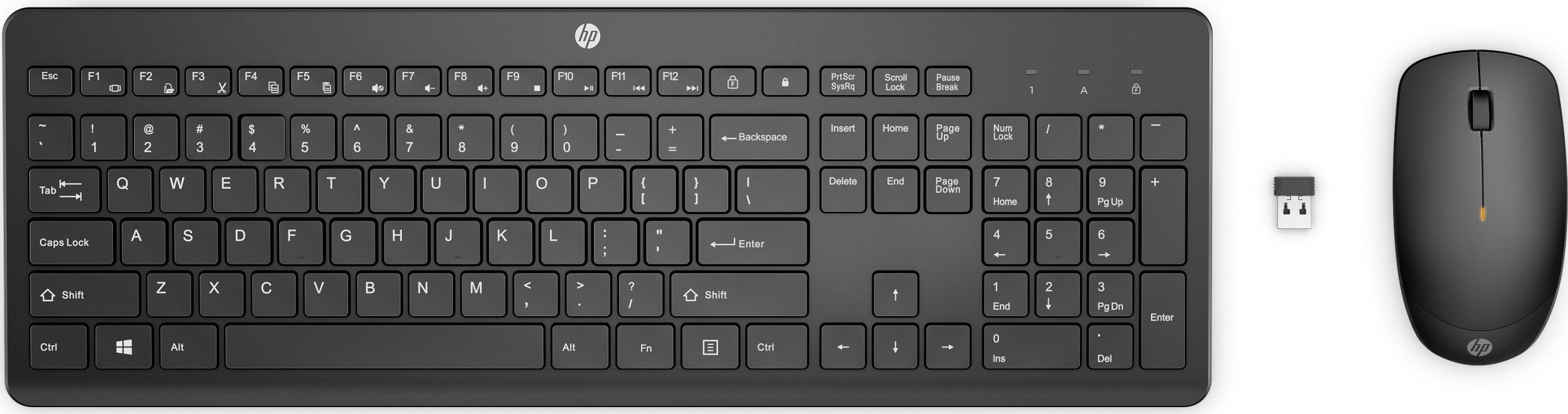 Klawiatura + mysz HP HP 235 Wireless Mouse Keyboard Combo - Black - EST