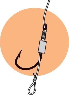 Jaxon Haczyki Jaxon z przyponem z plecionki Method Feeder 0,12mm