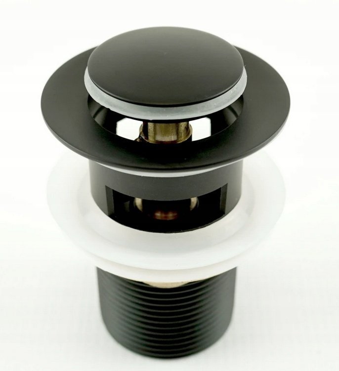 Caldo W001-SBL Korek klik-klak czarny, uniwersalny, Mały grzybek