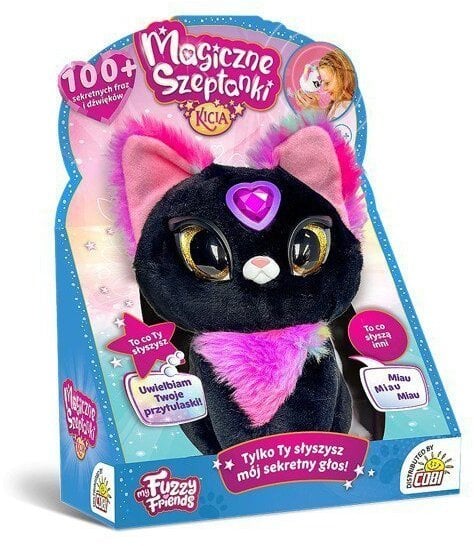 Maskotka interaktywna Magic Whispers - Magiczne szeptanki Kicia czarna