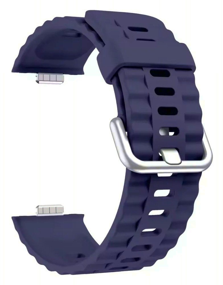 SILIKONOWY PASEK DO HUAWEI WATCH FIT 3 / FIT 4 / FIT 4 PRO GRANATOWY