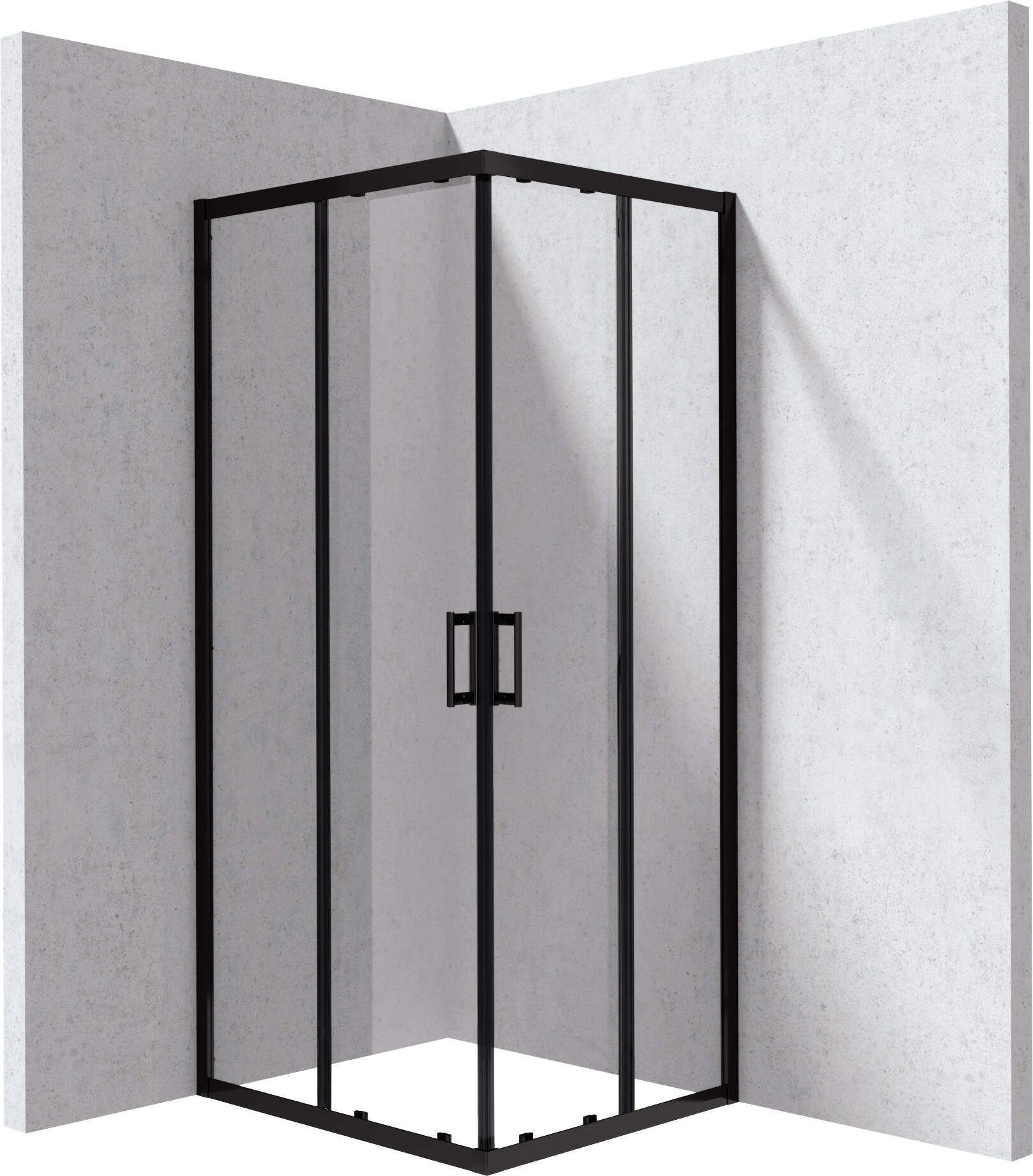 Kabina prysznicowa prostokątna 80x90 cm