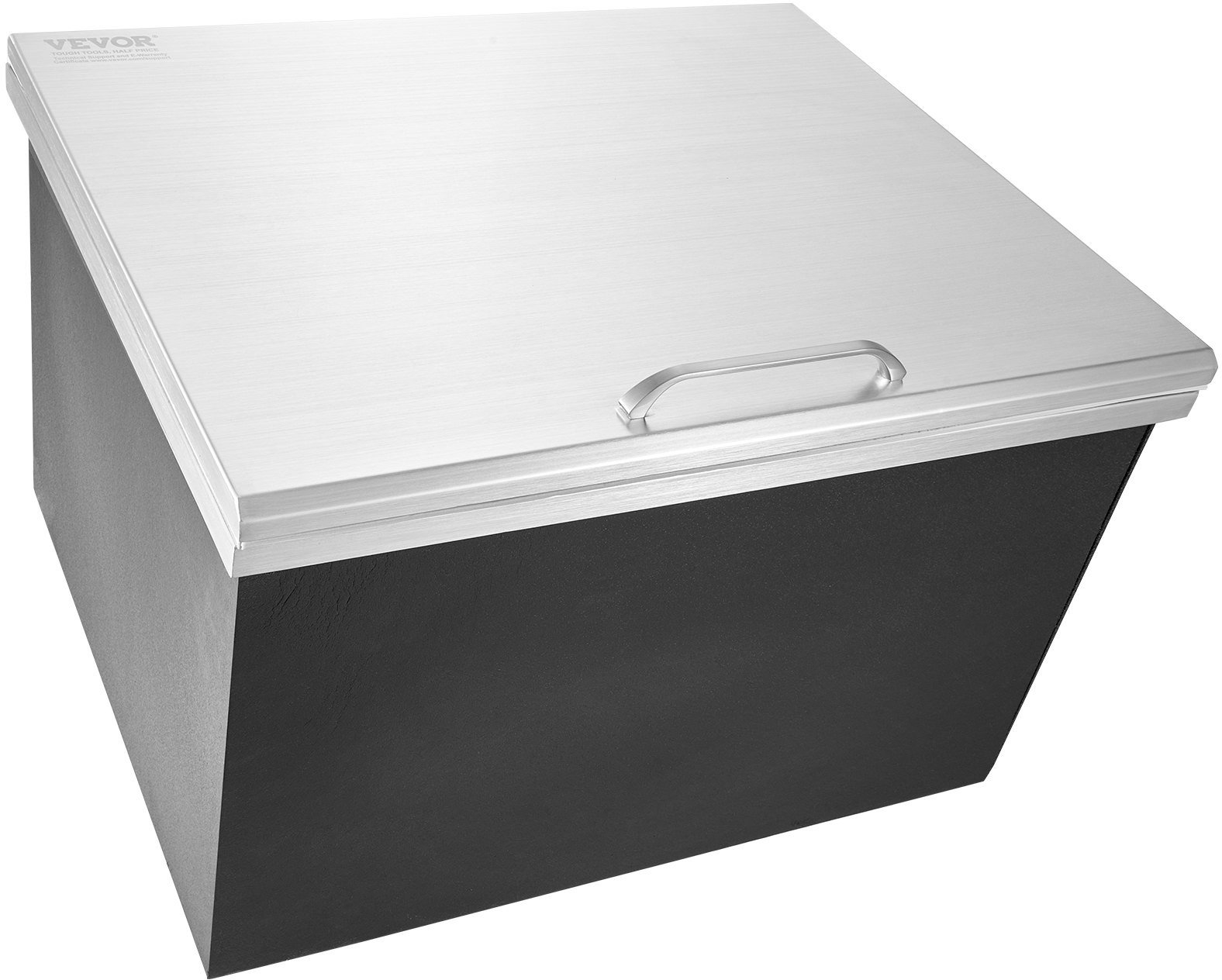 Skrzynia na Lód Lodówka ze Stali Nierdzewnej Restauracja Hotel 82,6L