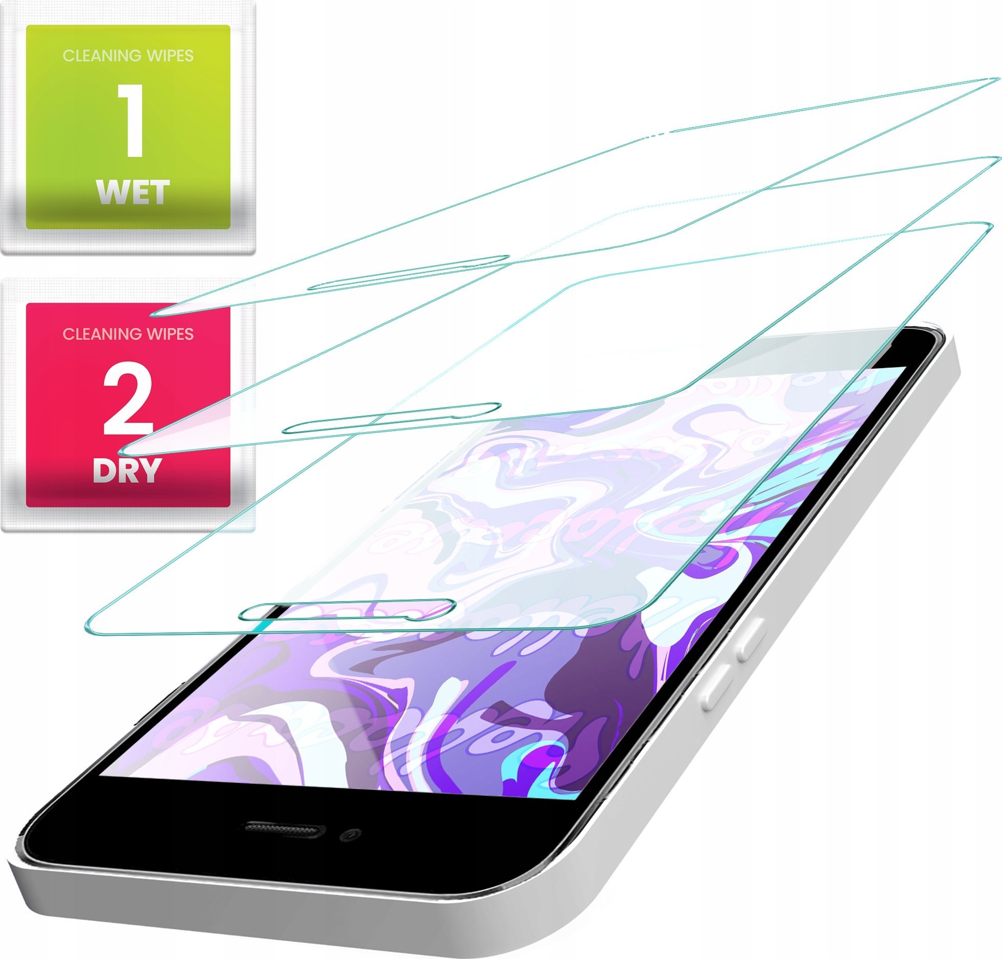 Hello Case 3-PAK Szkło Hartowane do Lenovo K5 (szybka 9H, płaskie 2.5D, ochronne)