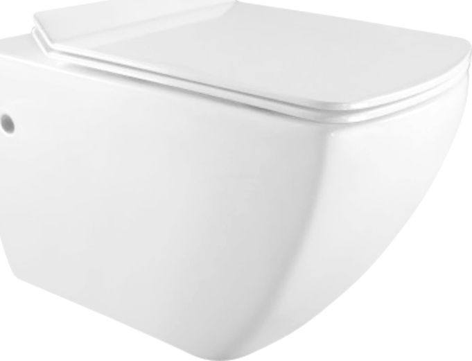 Miska WC Mexen Mexen Vega miska wc Rimless z deską wolnoopadającą slim, duroplast, biała - 30654000