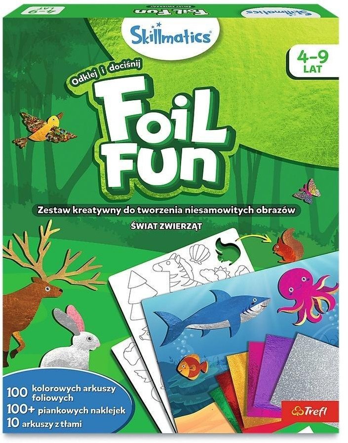 TREFL Skillmatics FoilFun ŚwiatZwierząt 62604