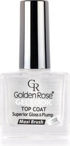 Golden Rose Golden Rose Gel Look Top Coat Żelowy utwardzacz do paznokci 10,5ml