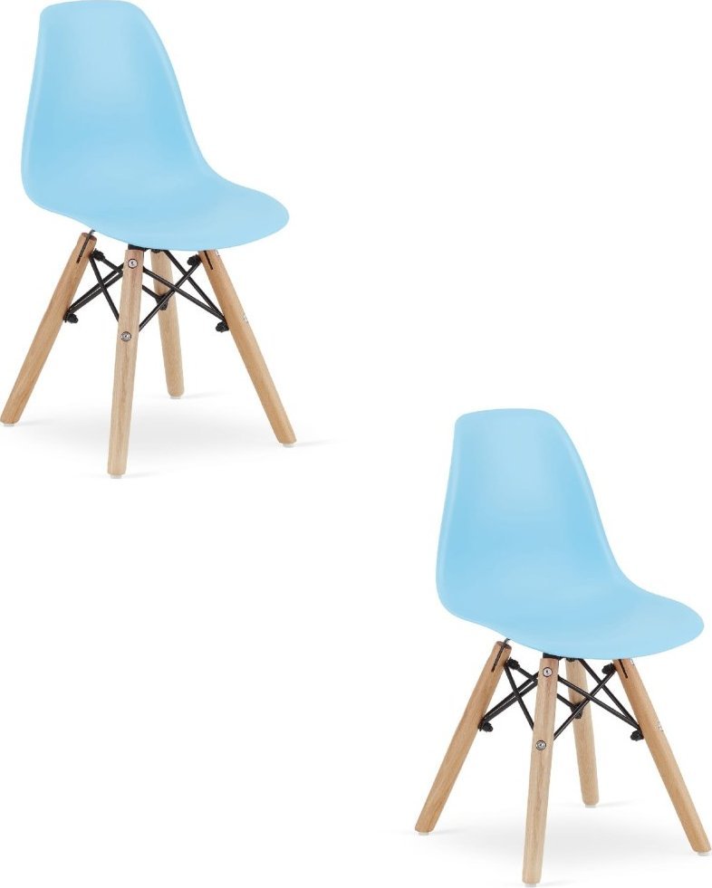 Leobert Krzesło ZUBI - niebieskie x 2