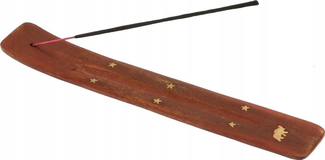 Ravi Podstawka pod kadzidełko 26x4 cm drewniana