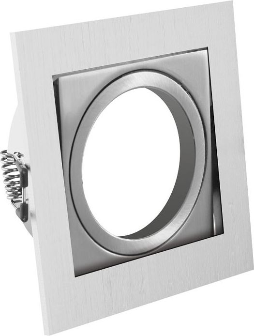 GTV Oprawa punktowa Vila uchylna IP20 kwadrat inox (OP-VILAKW-02)