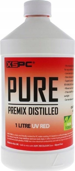 XSPC XSPC Pure Coolant, 1 Liter - rot, UV