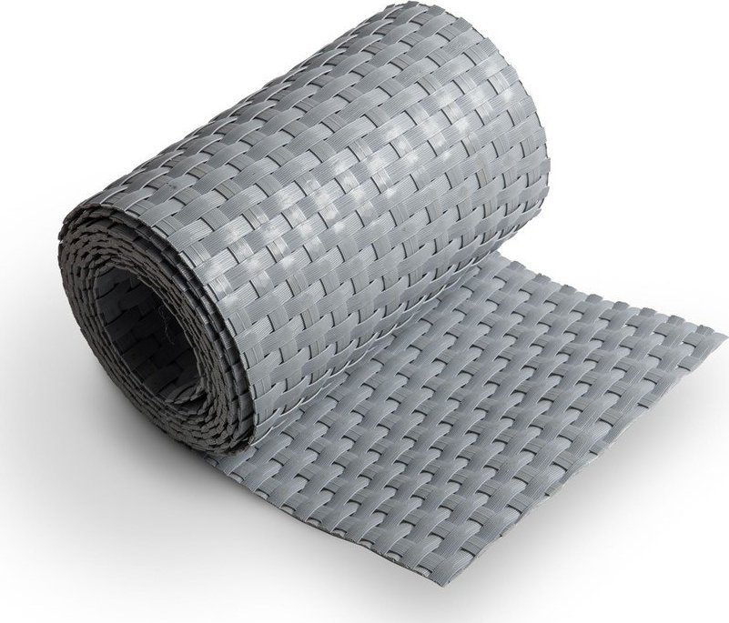 TechnoRattan Taśma Ogrodzeniowa - panelowa z TECHNORATTANU 19cm x 2,55m RD17