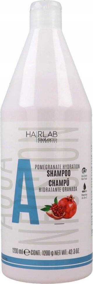 Salerm SALERM HAIRLAB Szampon do włosów POMEGRANATE HYDRATION - 1200ml + POMPKA