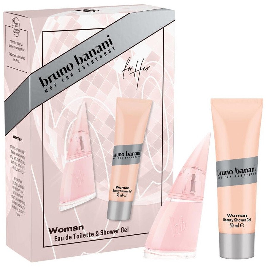 Bruno Banani Woman zestaw woda toaletowa spray 30ml + żel pod prysznic 50ml