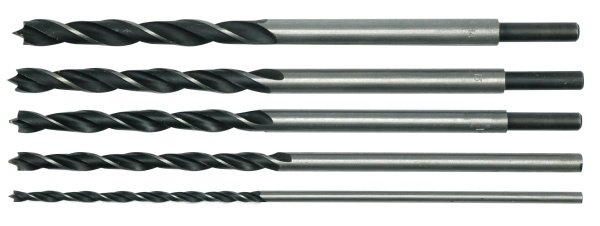 Wiertło Vorel do drewna kręte walcowe 6 10 12 13 14 8mm zestaw (22460)