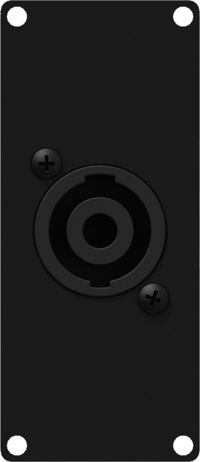 Caymon CAYMON CASY141/B Panel CASY męskie złącze SpeakON – 4-pinowe złącze skręcane, wersja czarna