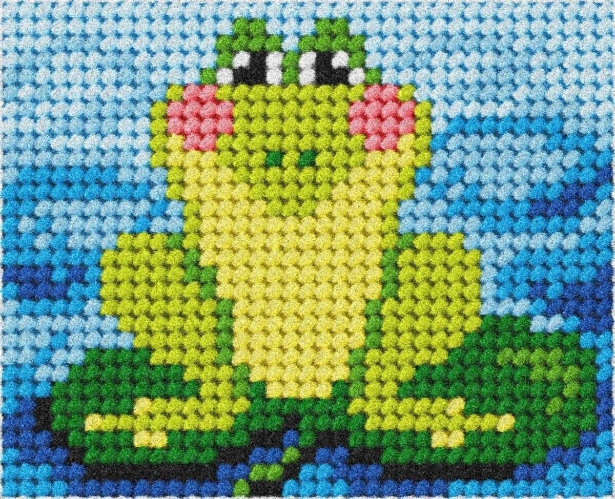 Haft. Moje pierwsze wyszywanie - Żabka EDUKAMP