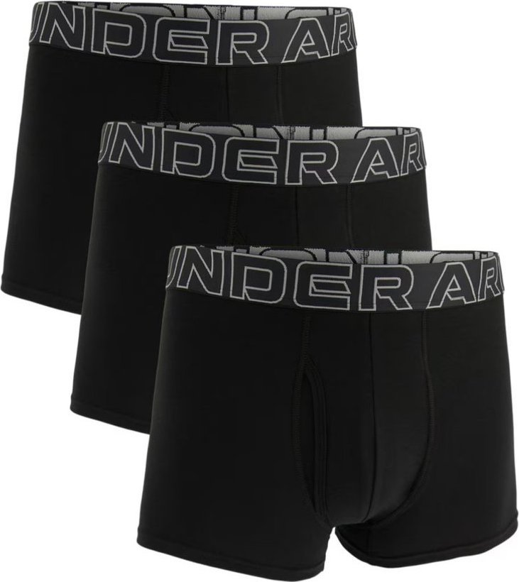 Under Armour Bokserki męskie UNDER ARMOUR Czarne - 3 PAK Performance S