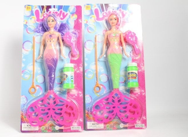 Pegaz Lalka syrenka z bańkami 17506