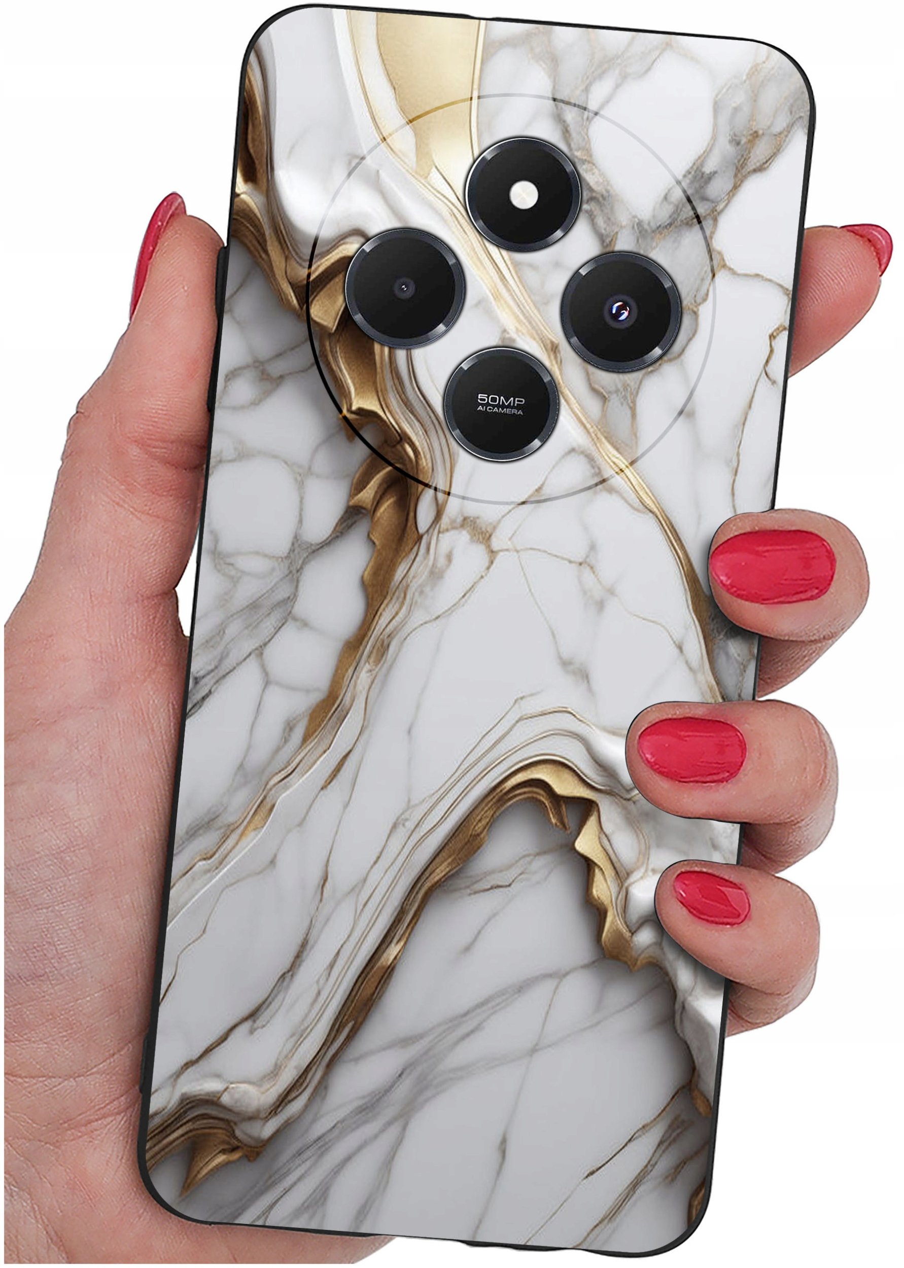 Etui do Xiaomi Redmi 14C WZORY |SILIKONOWE MATT CASE + SZKŁO 9H