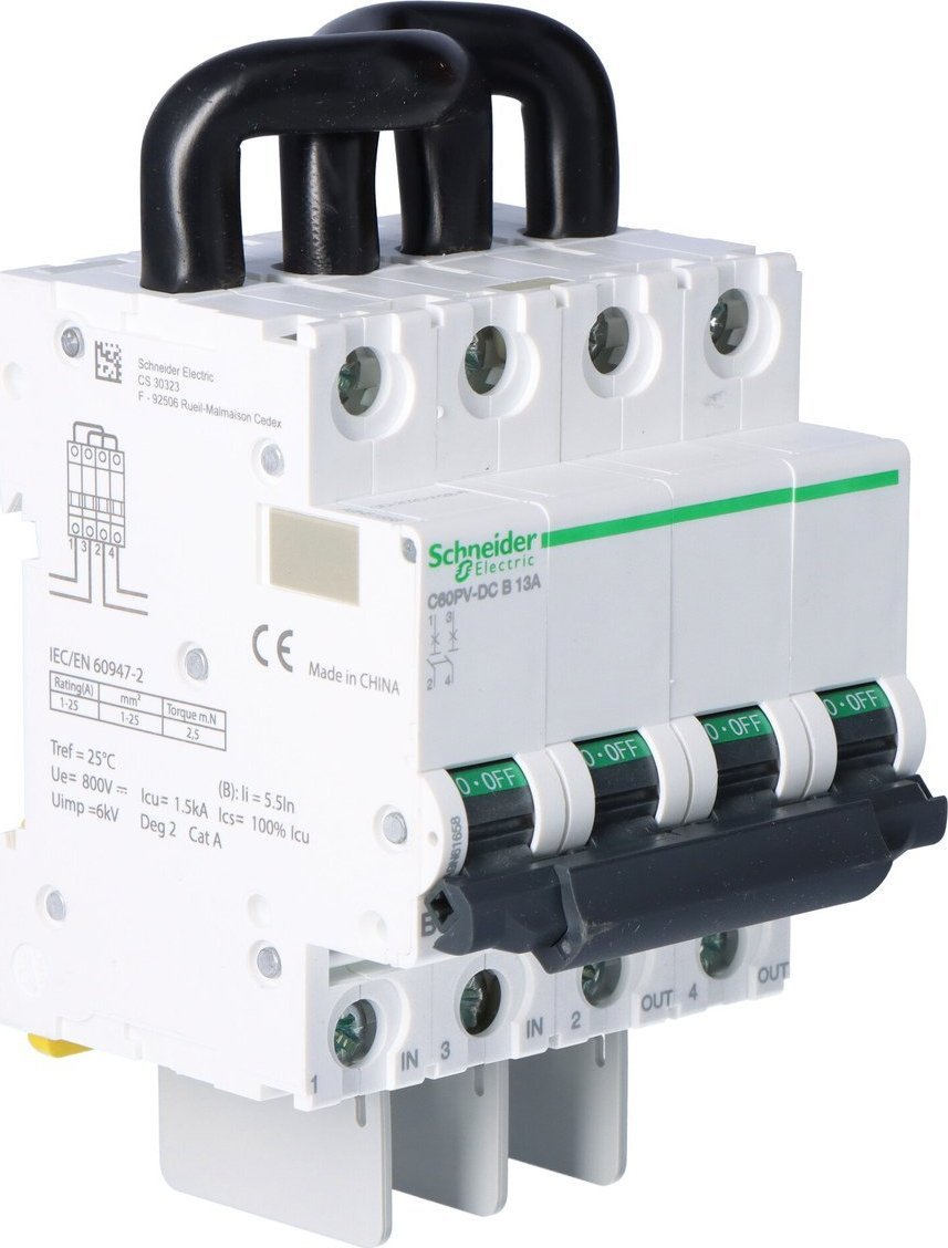Schneider Electric Wyłącznik nadprądowy PV 2P DC 13A 1,5kA A9N61658