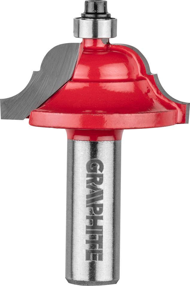 Graphite Frez widiowy (Frez kształtowy z łożyskiem, ozdobny, HM, 41.3 x 18.3 mm, trzpień 12 mm)