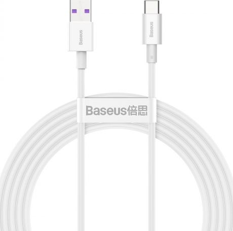 Kabel USB Baseus USB-A - USB-C 2 m Biały (baseus_20210428115105)