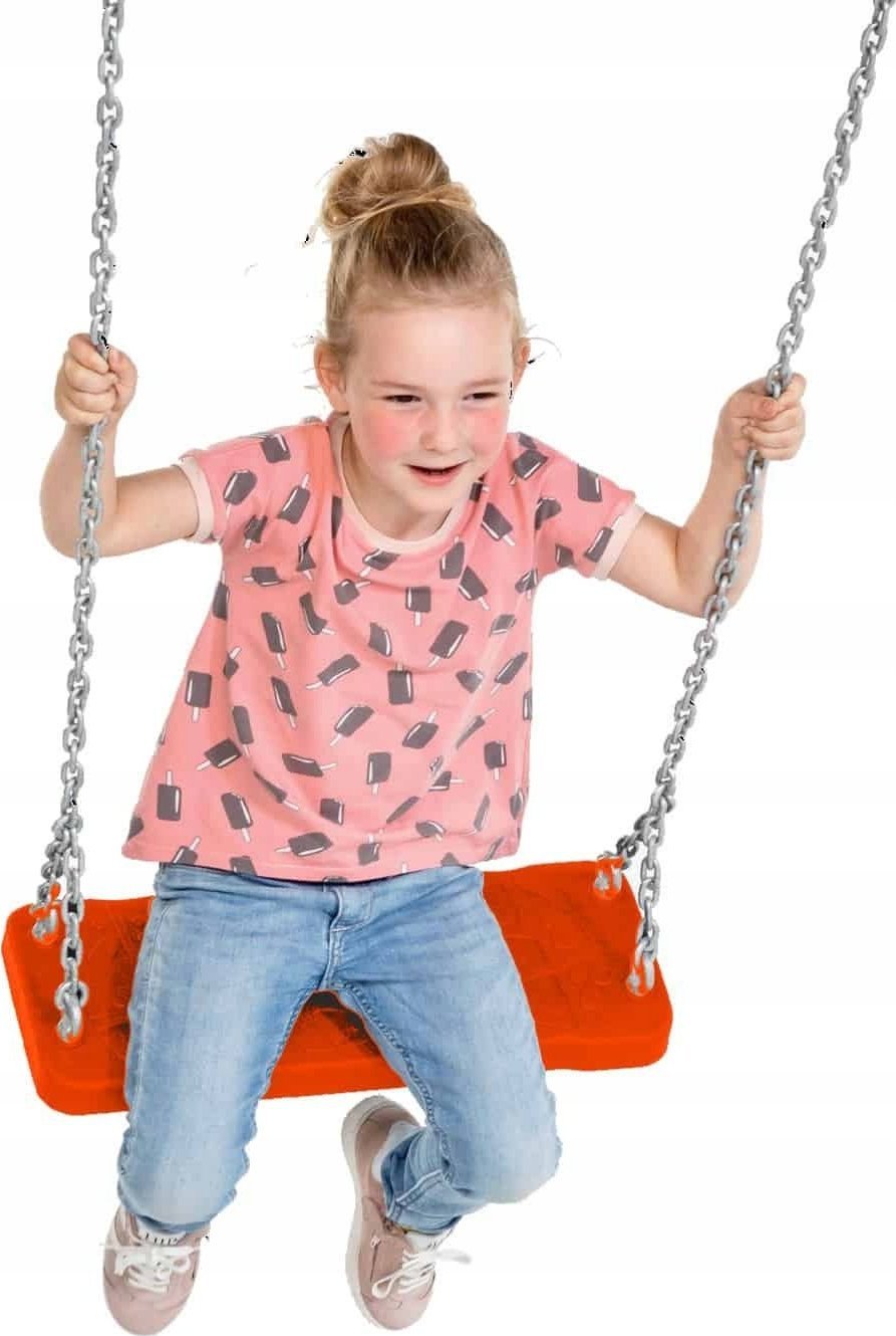 Huśtawka KBT Siedzisko huśtawka gumowa na plac zabaw - czerwona