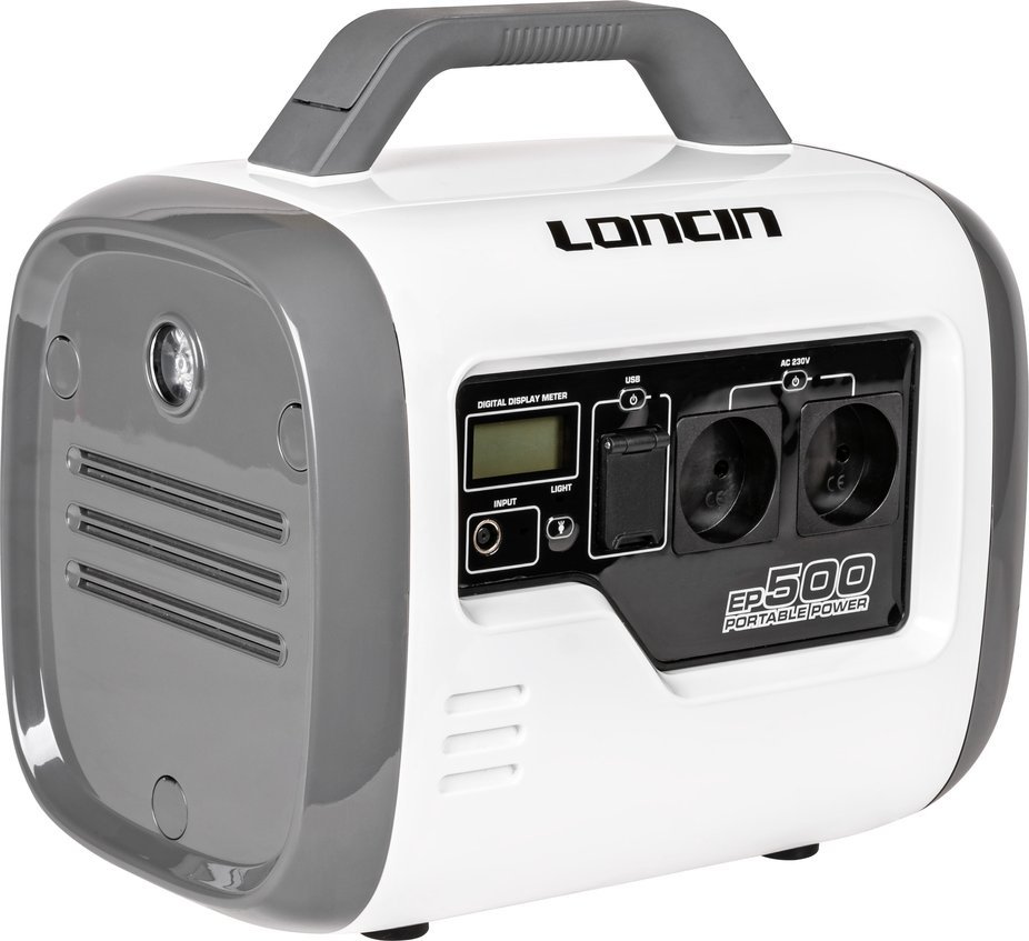Loncin LONCIN EP500 STACJA ZASILANIA BANK MAGAZYN ENERGI AGREGAT POWERBANK STACJA ZASILAJĄCA 560Wh moc 500VA EWIMAX - OFICJALNY DYSTRYBUTOR - AUTORYZO