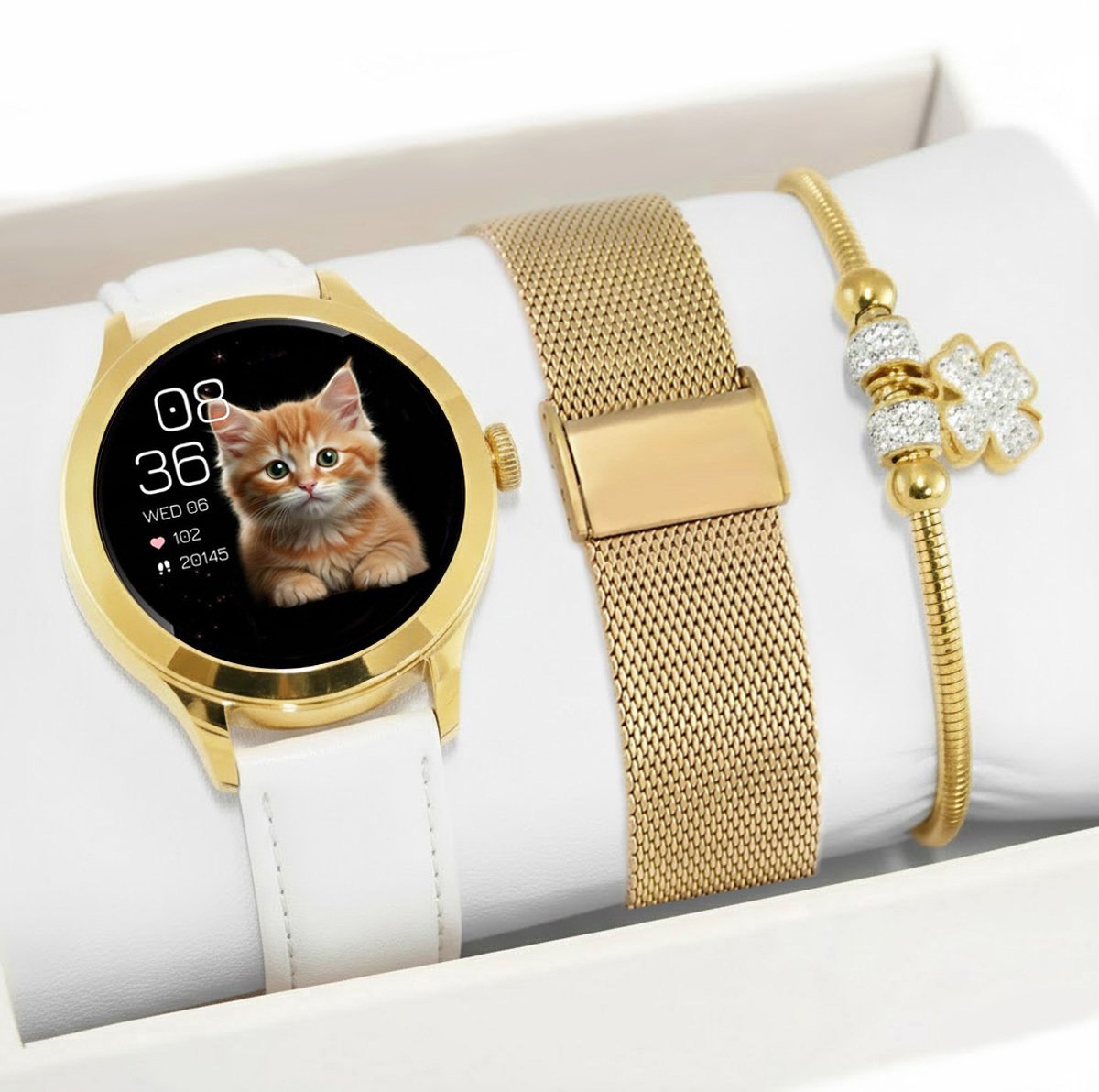 Zestaw dziecięcy SMARTWATCH KOMUNIA Gravity ZGT25 + bransoletka