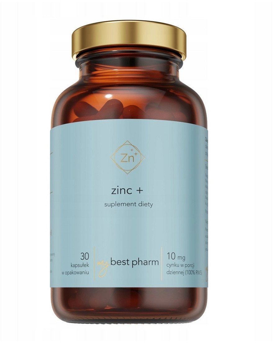MyBestPharm Mybest zinc+ suplement diety 30 kapsułek