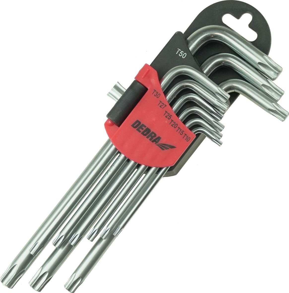 Dedra Klucze torx długie T10-T50 zestaw 9szt, CRV