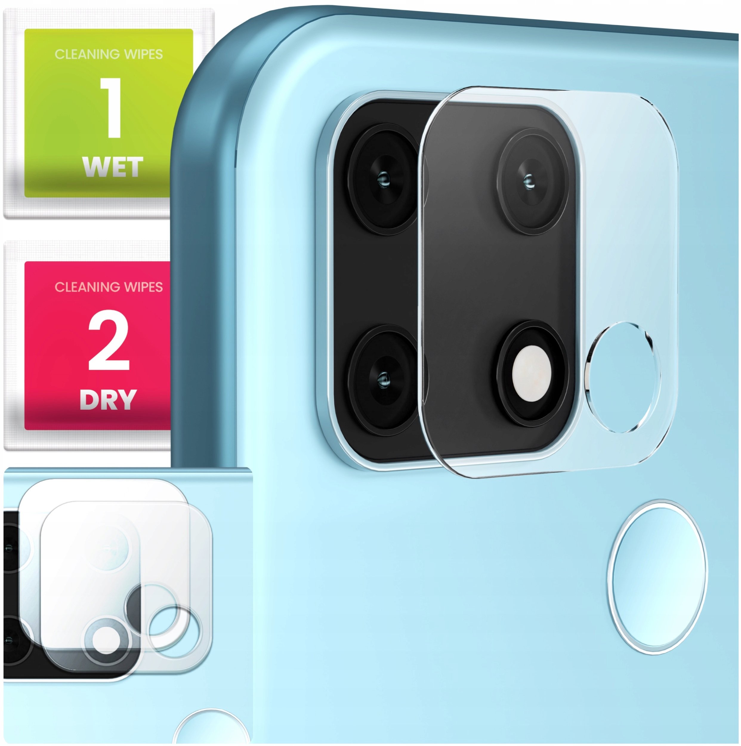 2-PAK Szkło Na Aparat Do Realme 7i Global (Hartowane, Na Obiektyw, 9H)